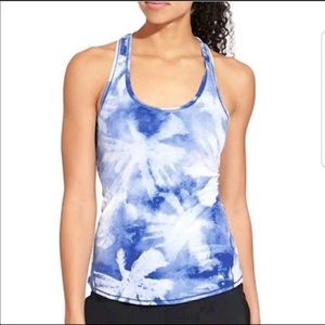 Athleta Sea Palm Chi Tank Blue